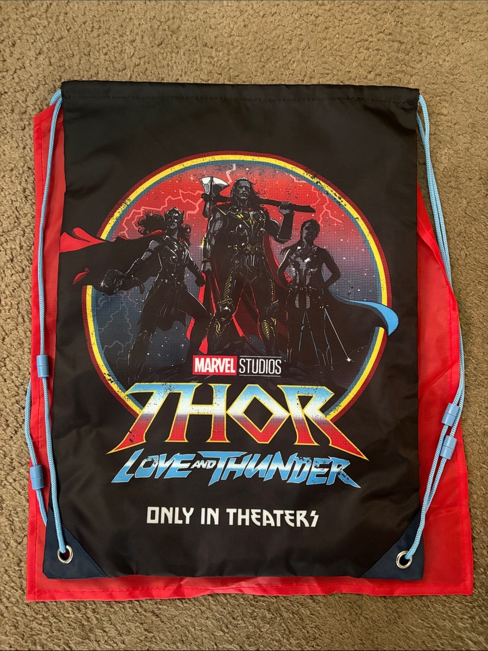 Marvel Thor: Love and Thunder Promotional Drawstring Backpack
